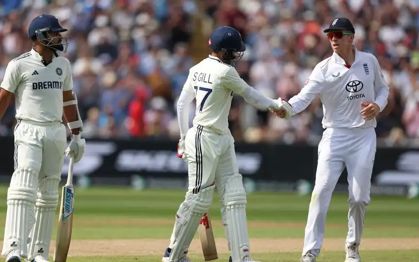 India declare their innings [Source: AP Photos]